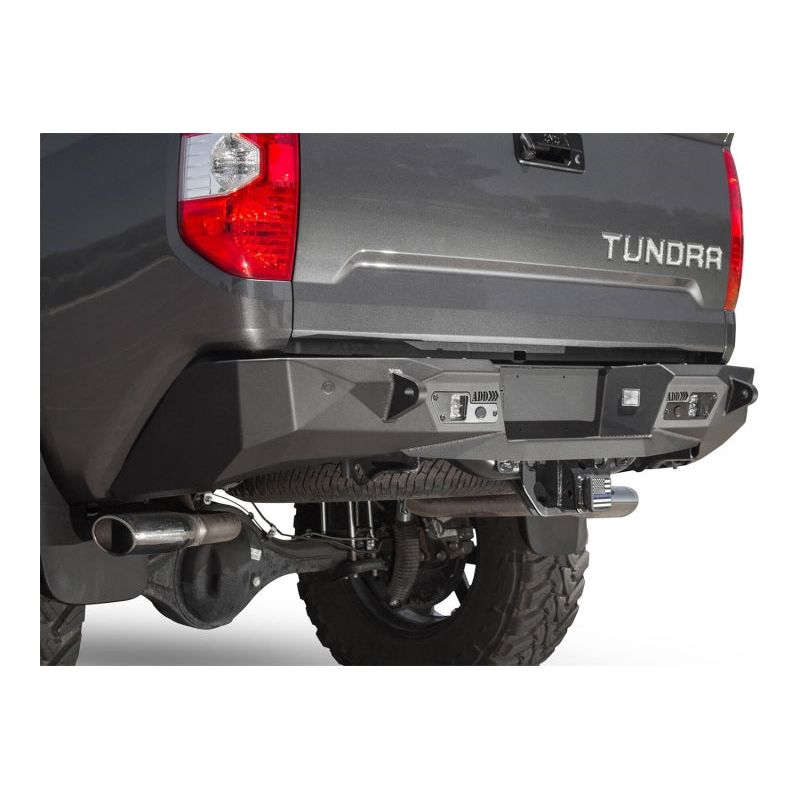 Addictive Desert Designs 2014+ Toyota Tundra Stealth Fighter Rear Bumper w/ Backup Sensor Cutouts