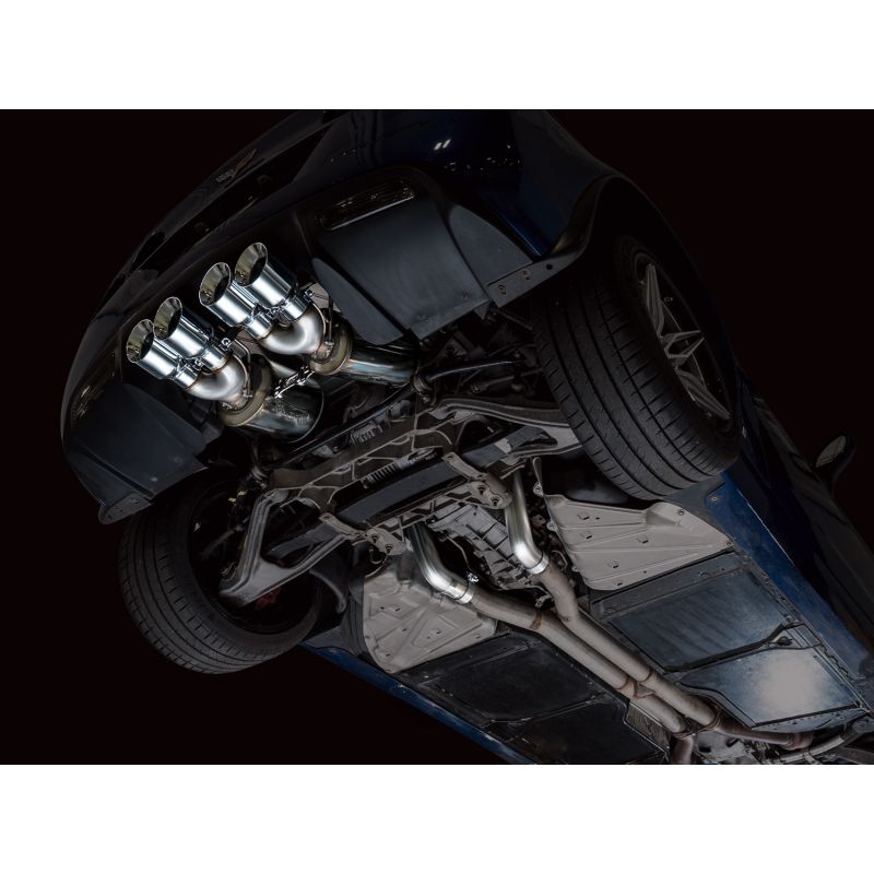 AWE Tuning C6 Chevrolet Corvette Z06/ZR1 Track Edition Axle-back Exhaust w/ Chrome Silver Tips