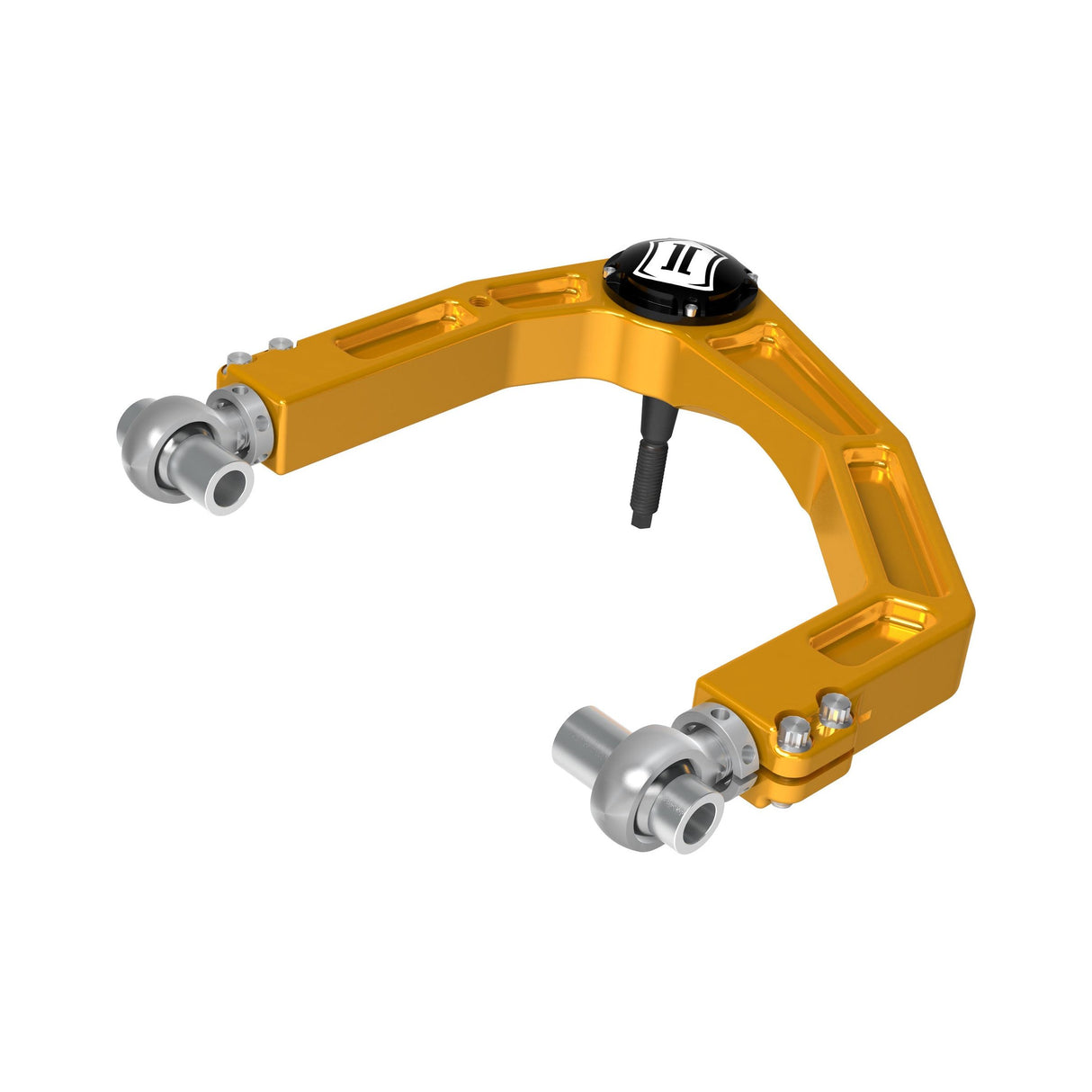 ICON 2024-2025 Toyota Tacoma/2024-2025 Toyota Land Cruiser 250 Series/2024-2025 Lexus GX550/2025 Toyota 4Runner, Front, Billet Upper Control Arms w/ Delta Joint Pro, Gold Anodizing