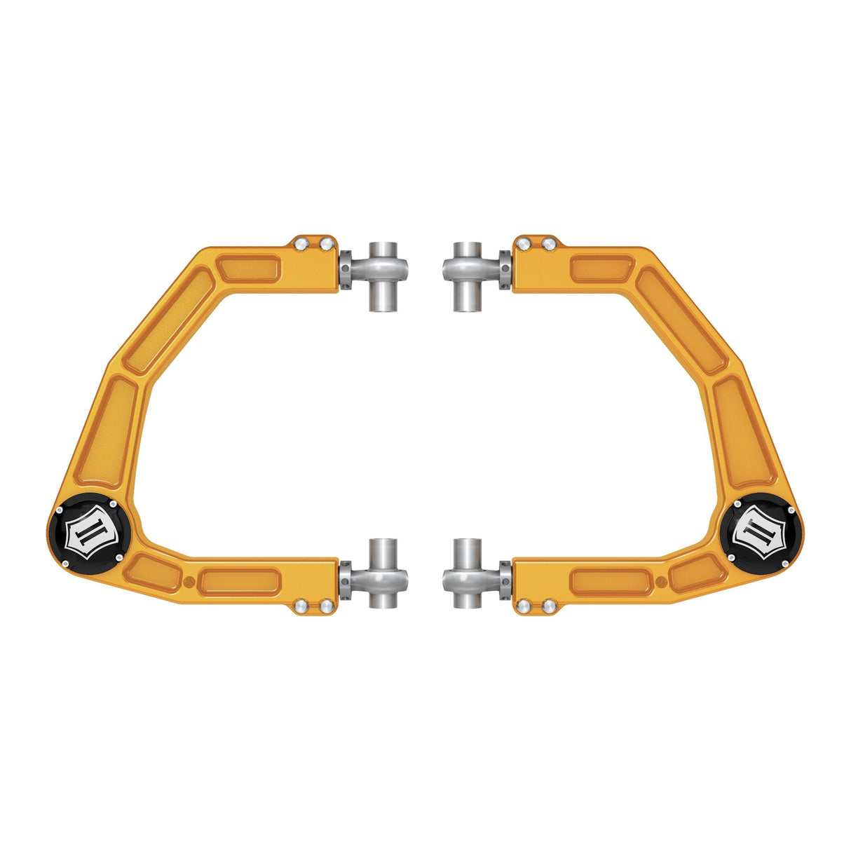 ICON 2024-2025 Toyota Tacoma/2024-2025 Toyota Land Cruiser 250 Series/2024-2025 Lexus GX550/2025 Toyota 4Runner, Front, Billet Upper Control Arms w/ Delta Joint Pro, Gold Anodizing