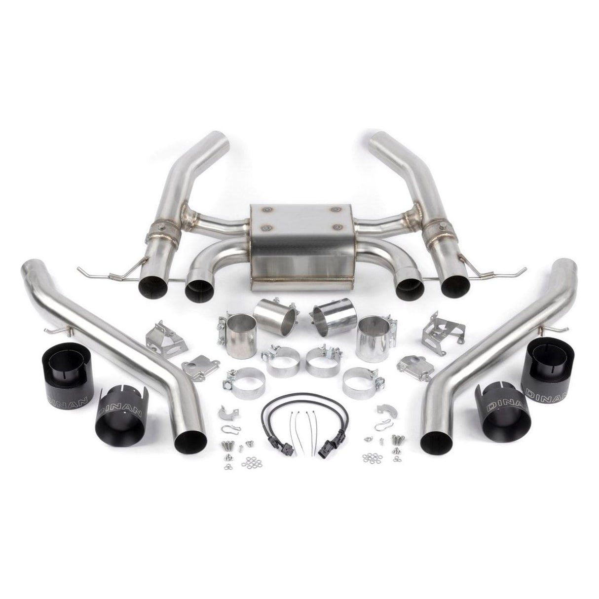 Dinan Black Dinan Valved Axle-Back Exhaust - BMW / G80 / G82 / M3 / M4 D660-0093-BLK