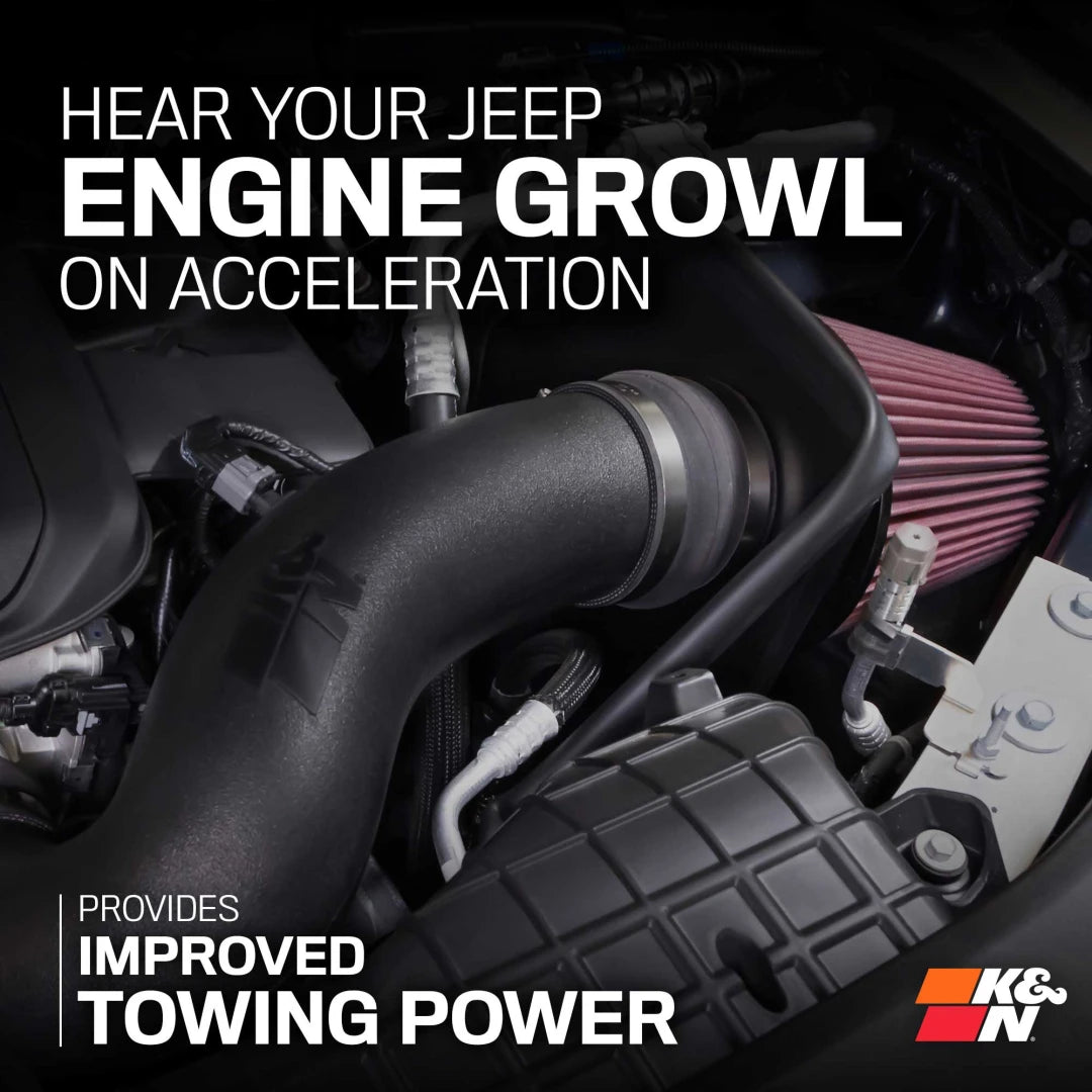 K&N 22-23 Jeep Grand Cherokee 5.7L V8 Performance Air Intake System