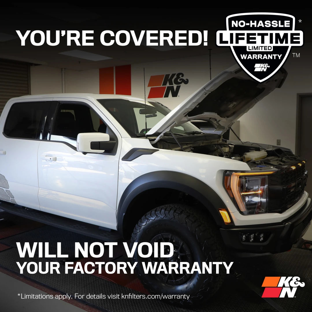 K&N 23-24 Ford F150 Raptor R 5.2L V8 Performance Air Intake System