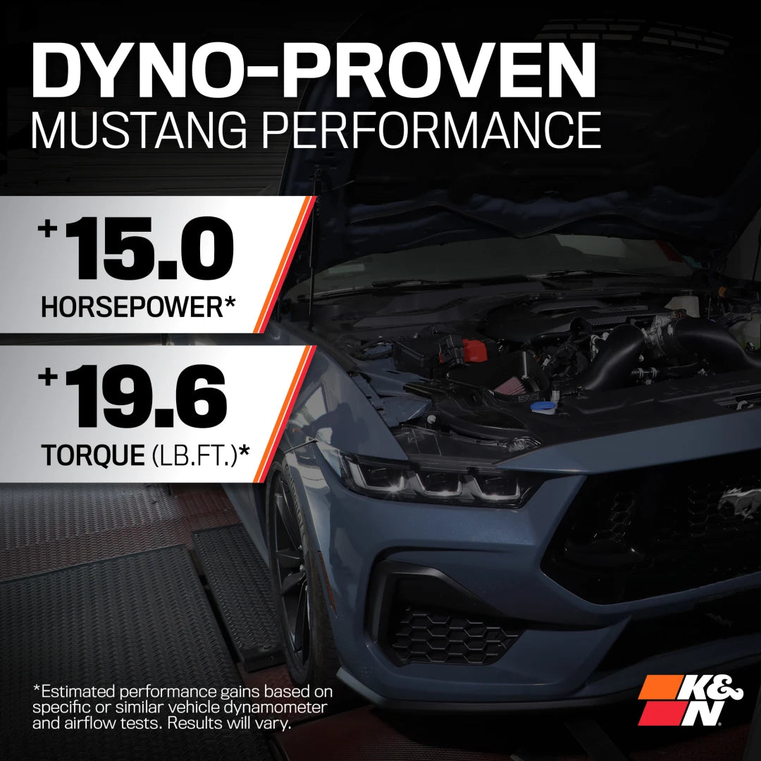 K&N 2024+ Ford Mustang GT 63 Series Air Intake