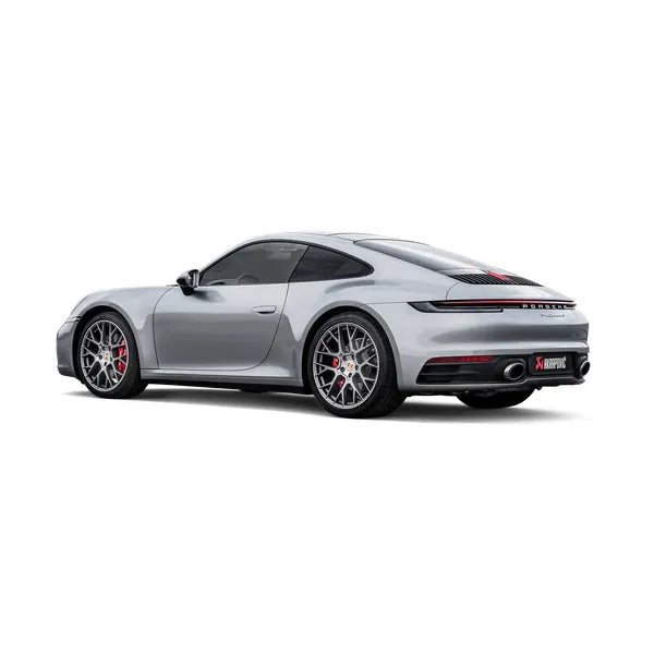 Akrapovic 2019+ Porsche 911 Carrera (992 w/Sport Exhaust) w/OPF/GPF Slip-On Line (Titanium)