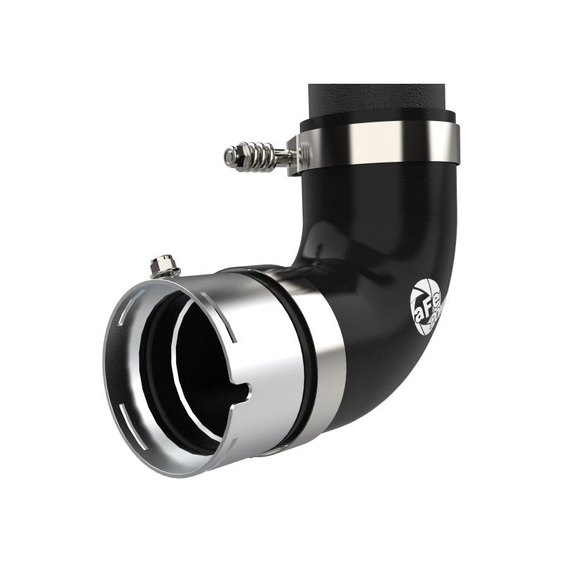 aFe 21-23 Ford Bronco V6-2.7Ltt BladeRunner Alum Hot & Cold Charge Pipe Kit - Black