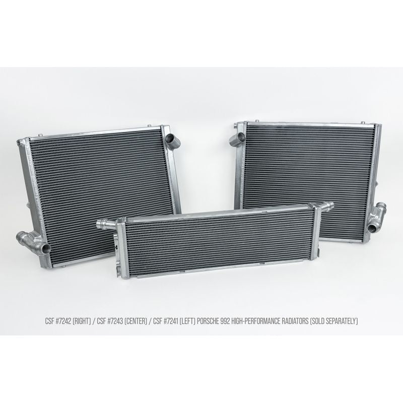 CSF 2019+ 992.1/992.2 Porsche 911(3.0LT Base/T/S/4/4S/GTS/4 GTS) High Perf Center Aluminum Radiator