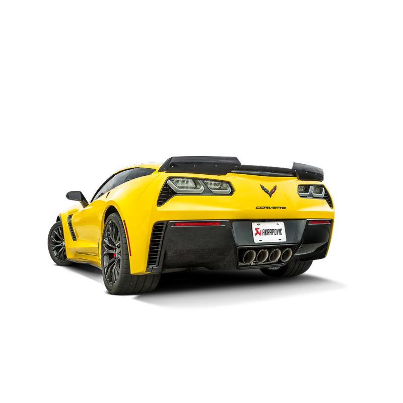 Akrapovic 14-17 Chevrolet Corvette Z06 (C7) Slip-On Line (Titanium) w/ Carbon Tips