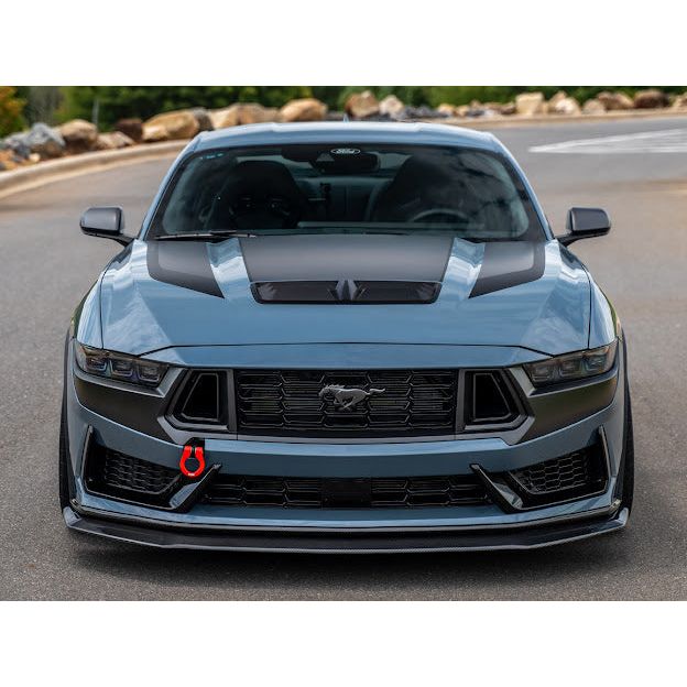 2024+ Ford Mustang Dark Horse Factory Carbon Fiber Front Bumper Lip Splitter