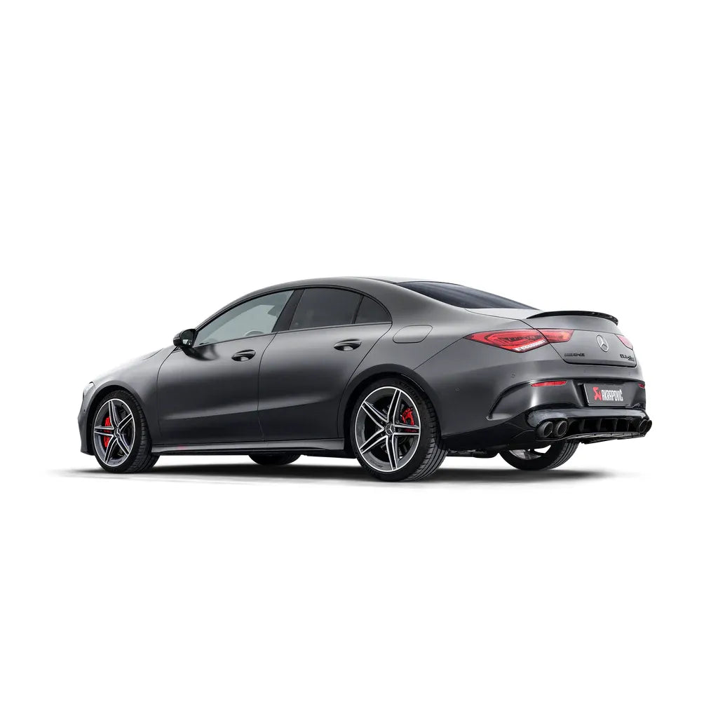 Akrapovic 2024+ Mercedes-AMG CLA 45 / CLA 45 S (C118/x118) Evo Line Cat Back (Titanium) w/ CF Tips