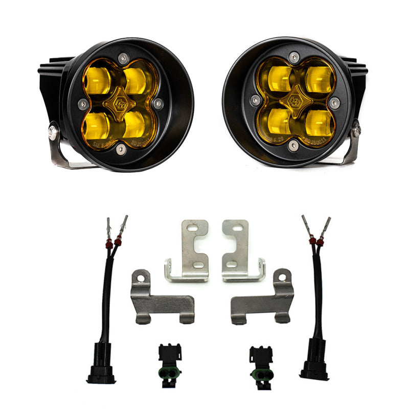 Baja Designs Toyota Tacoma (2012+)/Tundra (2014-2021)/4Runner (2010+) Squadron-R Pocket Fog Light Kit (SAE/Amber)