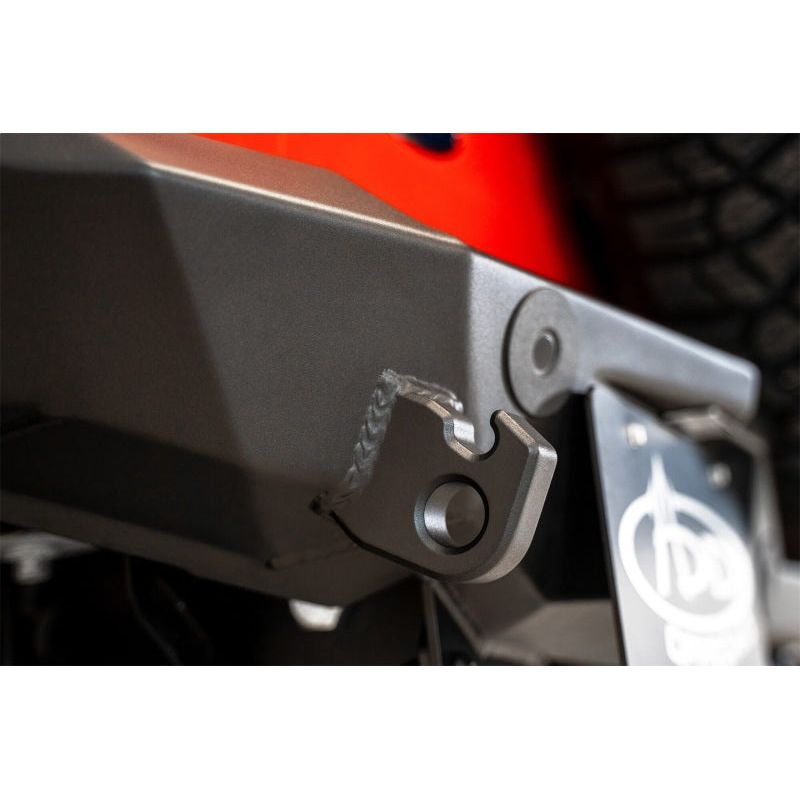Addictive Desert Designs 2021+ Ford Bronco Rock Fighter Rear Bumper - Hammer Black