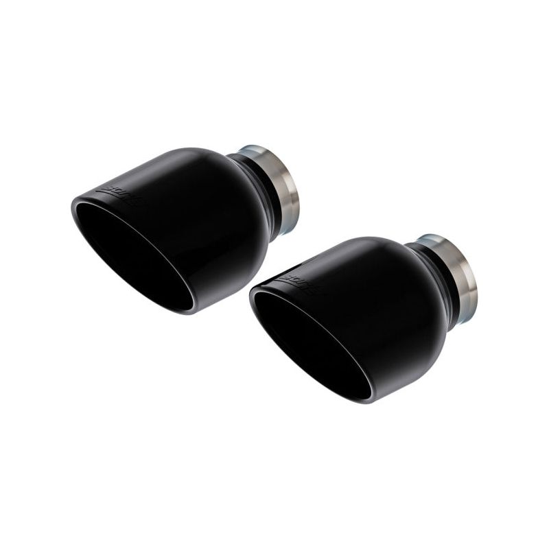 Borla 15-24 Dodge Charger V8 / 2023 Chrysler 300C T-304 SS Tips 5in Outlet - Black Chrome