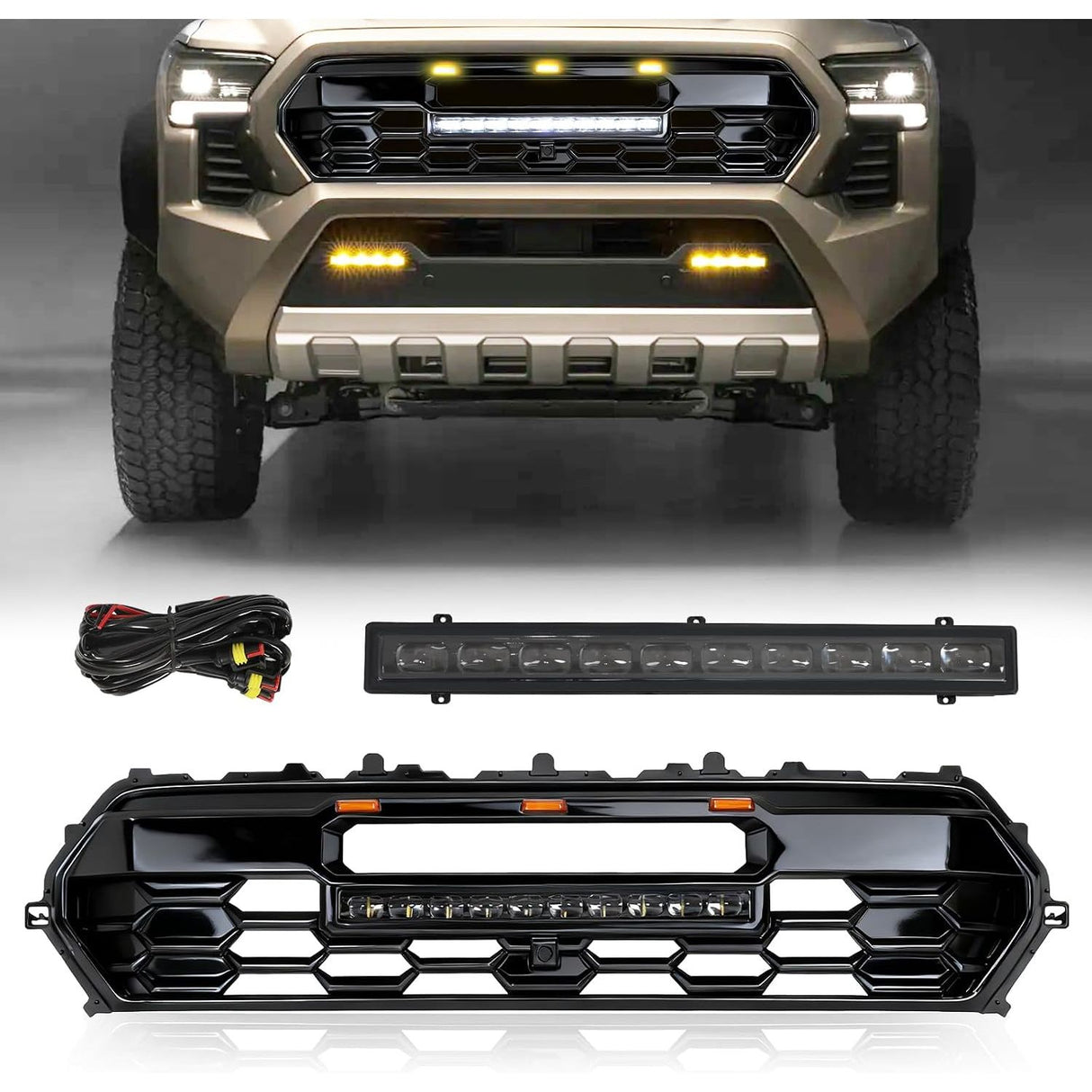 2024+ Toyota Tacoma - Pro Style Grille