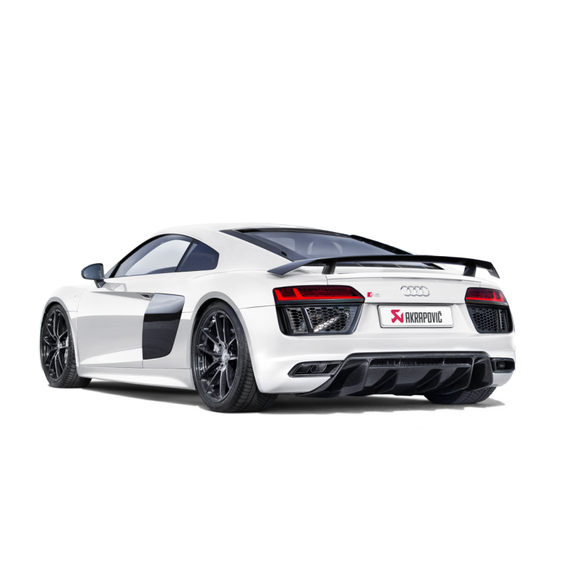 Akrapovic 16-17 Audi R8 5.2 FSI Coupe/Spyder Slip-On Line (Titanium) w/ Carbon Titanium Tips
