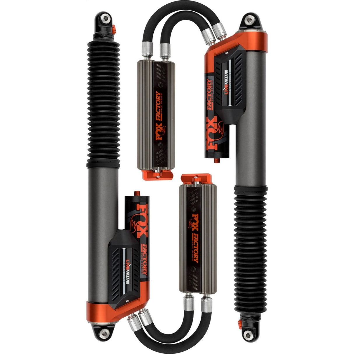 Fox Ford Raptor 3.0 Factory Series 12.3in External QAB P/B External Cooler Shock Set