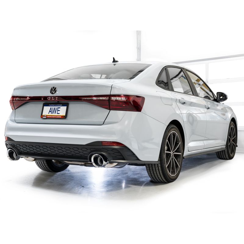 AWE 22-25 Volkswagen Jetta GLI Track Edition Exhaust - Chrome Silver Tips
