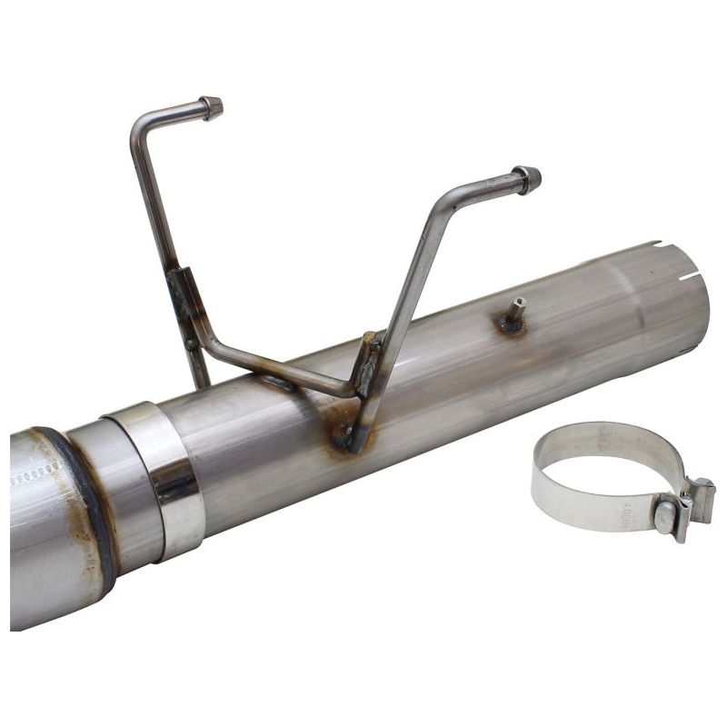 aFe MACHForce XP Exhaust Large Bore 5in DPF-Back SS 13-15 Dodge Trucks L6-6.7L (td) *Black Tip