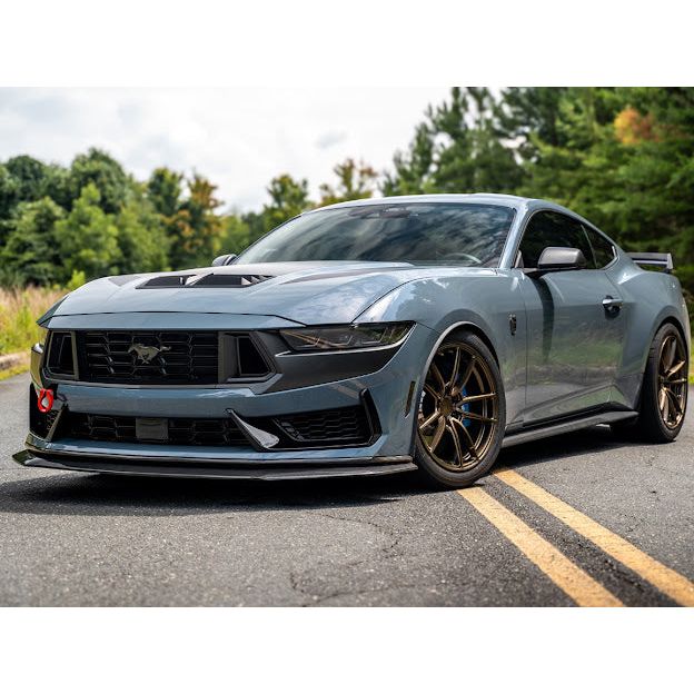 2024+ Ford Mustang Dark Horse Factory Carbon Fiber Front Bumper Lip Splitter