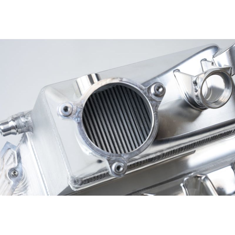 CSF BMW M2/M3/M4 S58 Comp & Non-Comp (G8X) Charge-Air Cooler Manifold - Thermal Dispersion Black