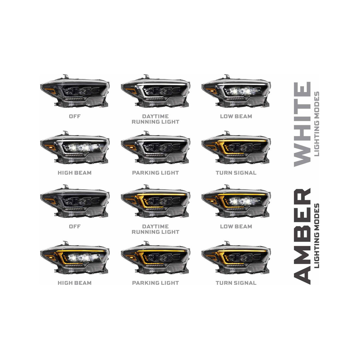 2016-2023 Toyota Tacoma - Morimoto XB EVO LED Headlights