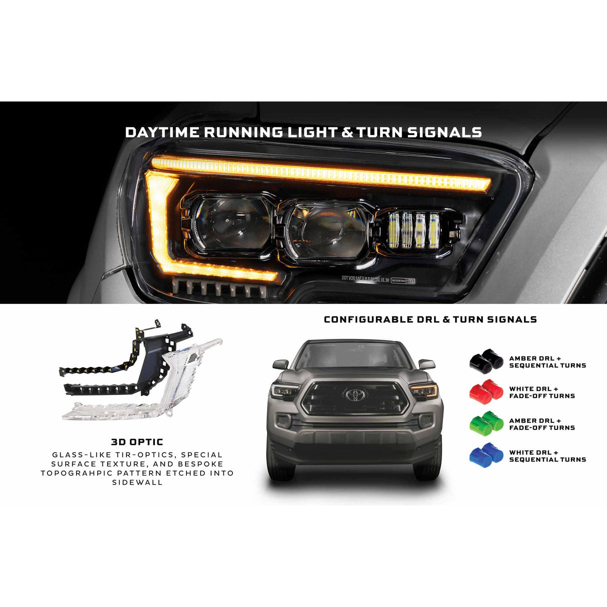 2016-2023 Toyota Tacoma - Morimoto XB EVO LED Headlights