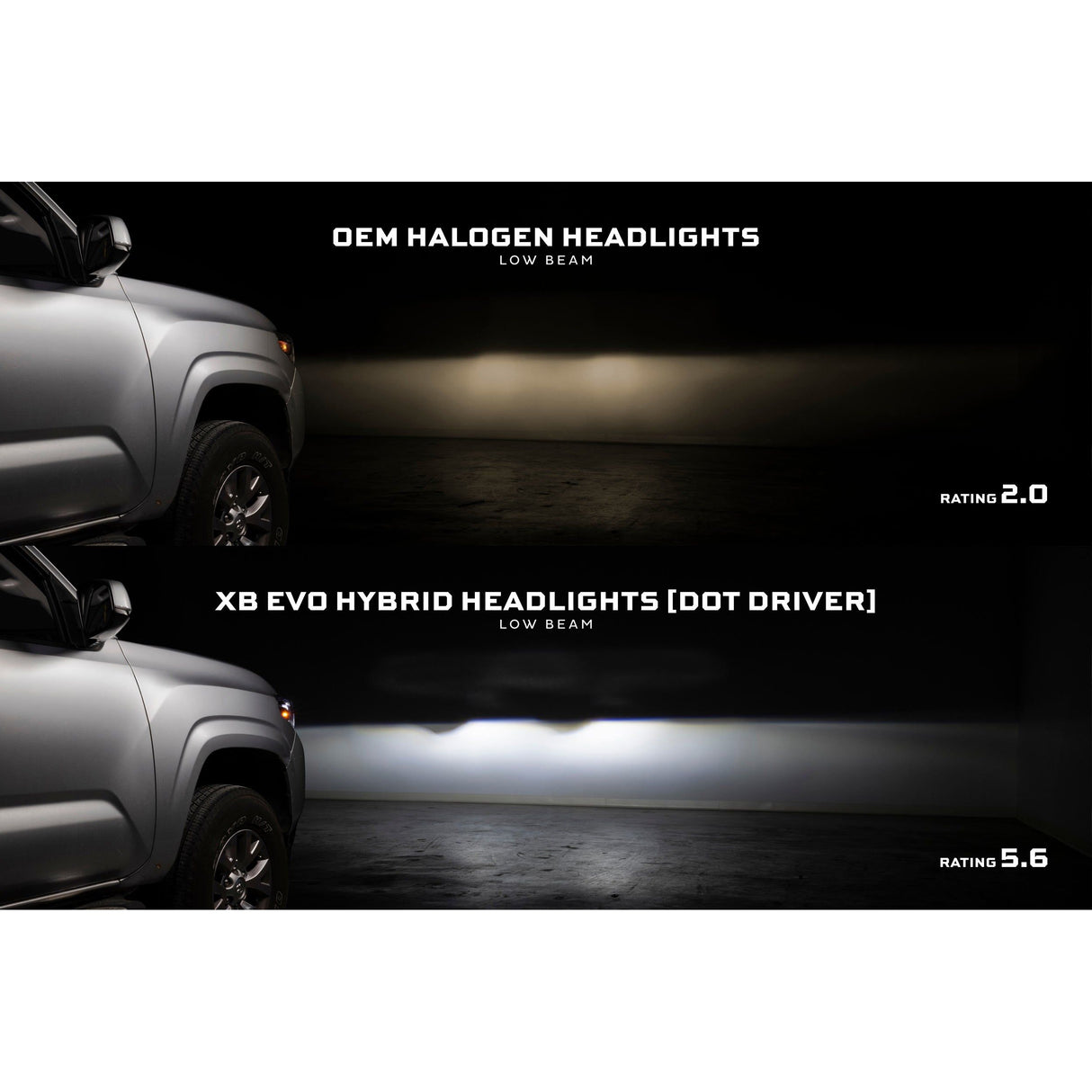 2016-2023 Toyota Tacoma - Morimoto XB EVO Hybrid LED Headlights