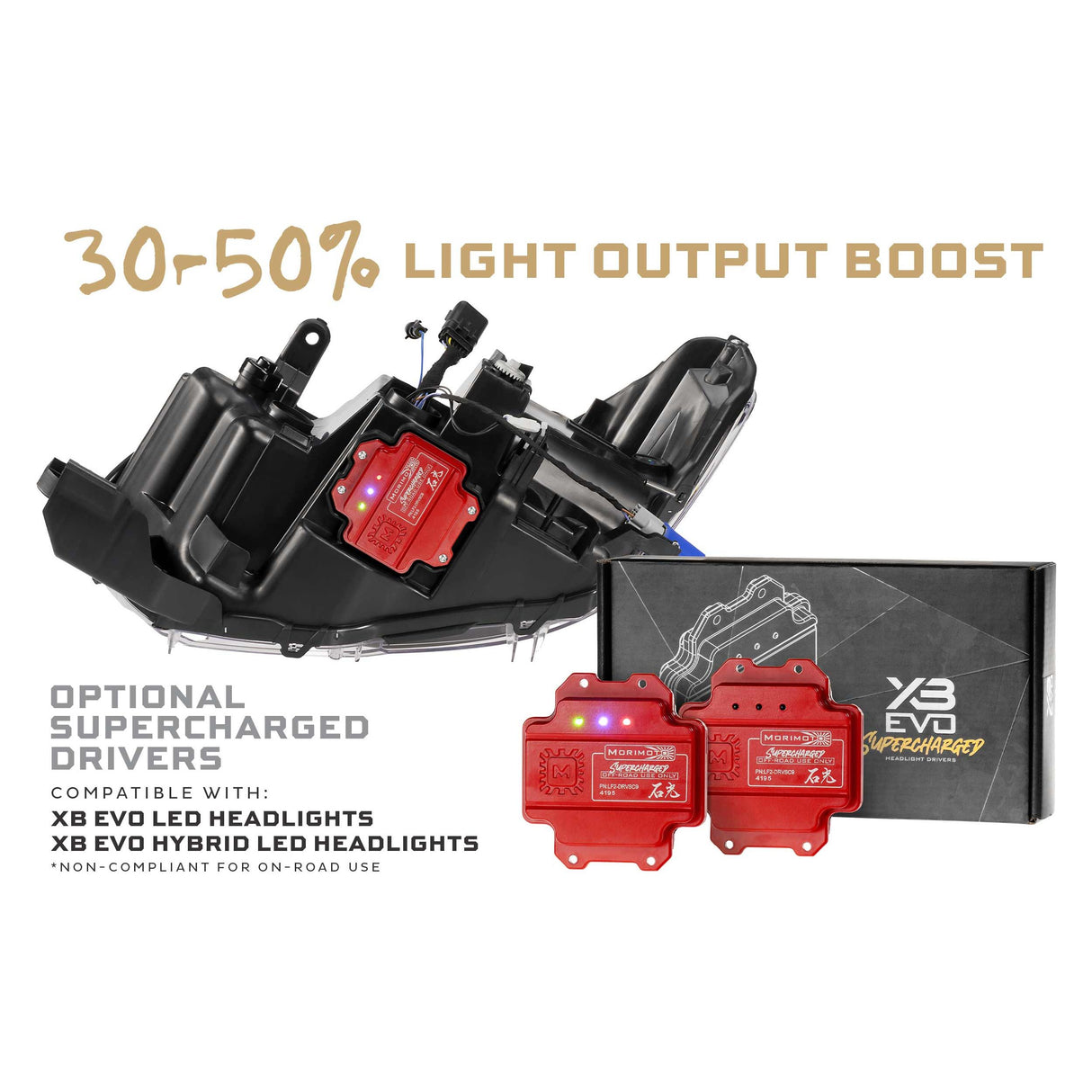 2016-2023 Toyota Tacoma - Morimoto XB EVO Hybrid LED Headlights