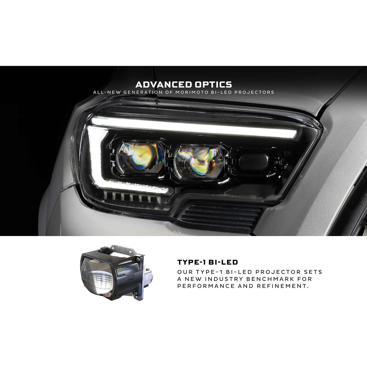 2016-2023 Toyota Tacoma - Morimoto XB EVO Hybrid LED Headlights