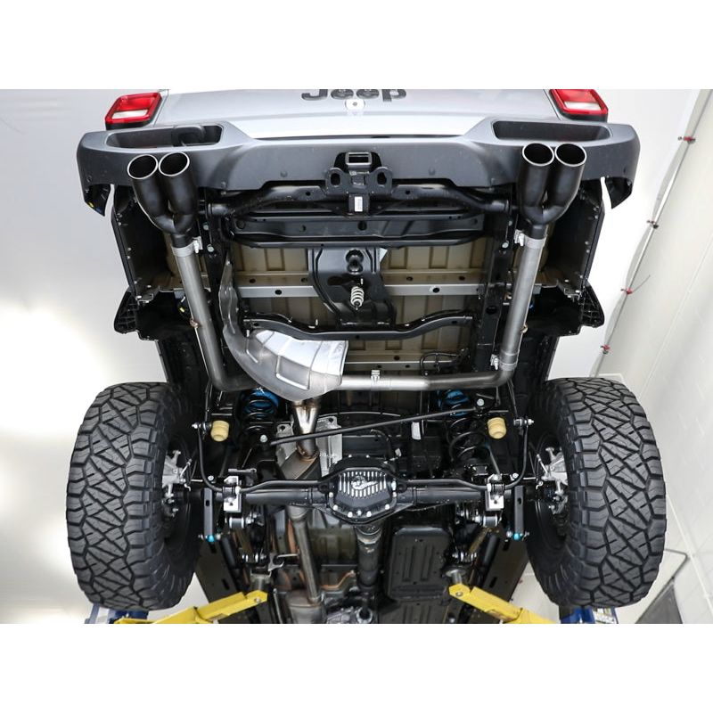 aFe Vulcan Series 3in-2-1/2in 304 SS Cat-Back 2020 Jeep Gladiator (JT) V6-3.6L w/ Black Tips