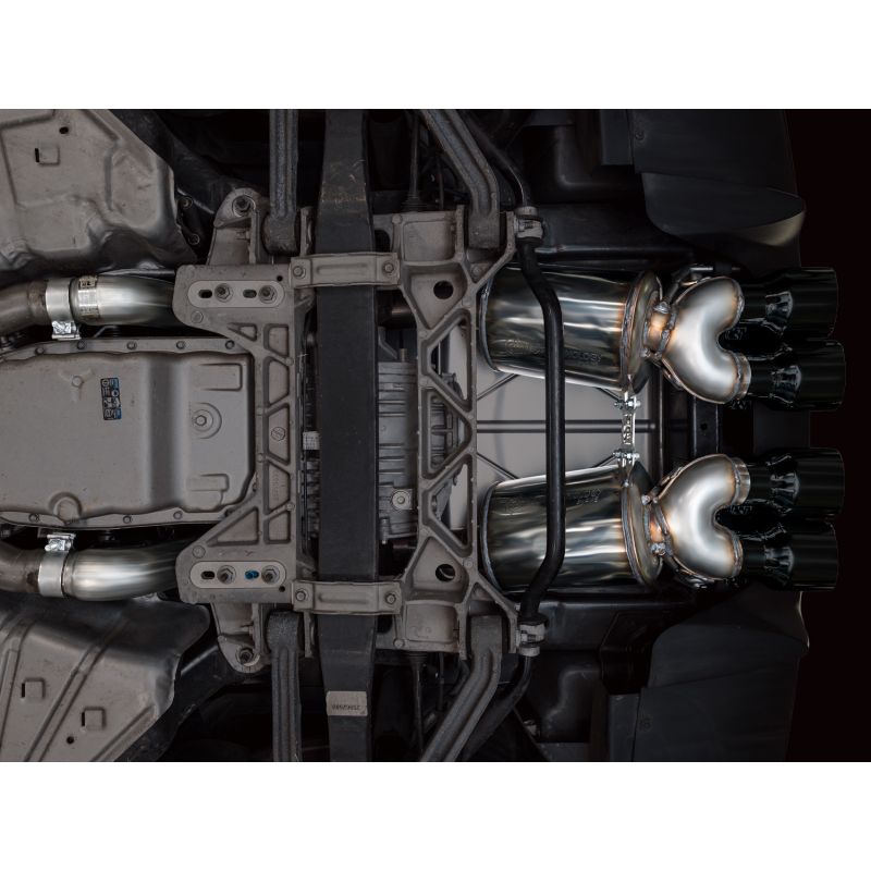 AWE Tuning 09-13 Chevrolet Corvette 6.2L Touring Edition Axle-back Exhaust w/ Diamond Black Tips