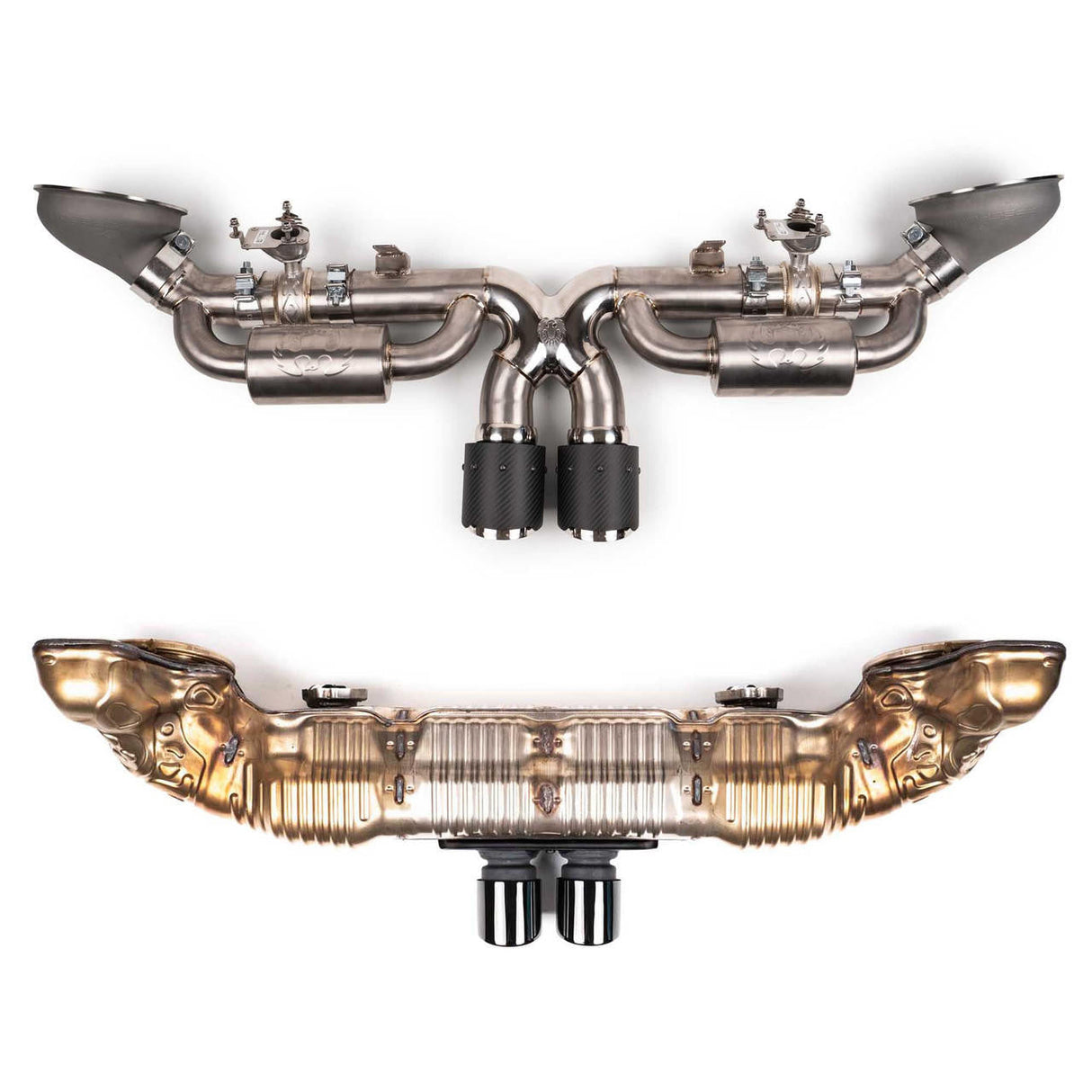 Fabspeed Porsche 992 GT3 / GT3 RS Titanium Valved Cat-Back Exhaust System (2022+)