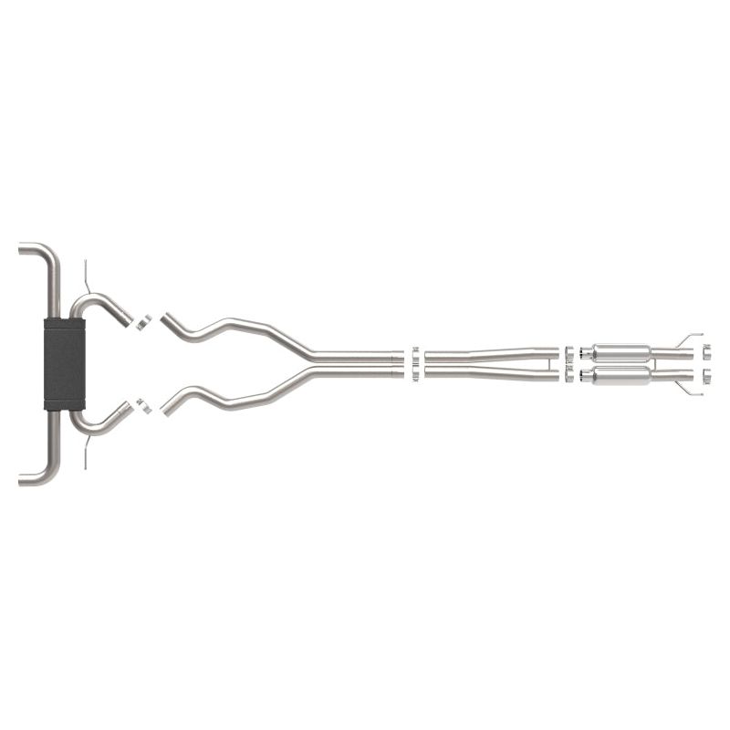 aFe Vulcan Series 2 1/2in 304 SS Cat-Back 19-20 Ford Edge ST V6 2.7L(tt)