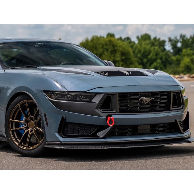 2024+ Ford Mustang Dark Horse Factory Carbon Fiber Front Bumper Lip Splitter