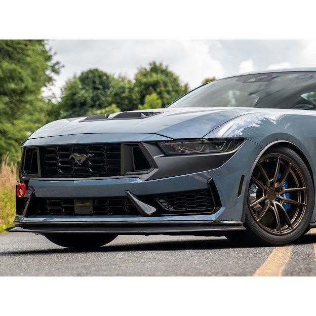 2024+ Ford Mustang Dark Horse Factory Carbon Fiber Front Bumper Lip Splitter