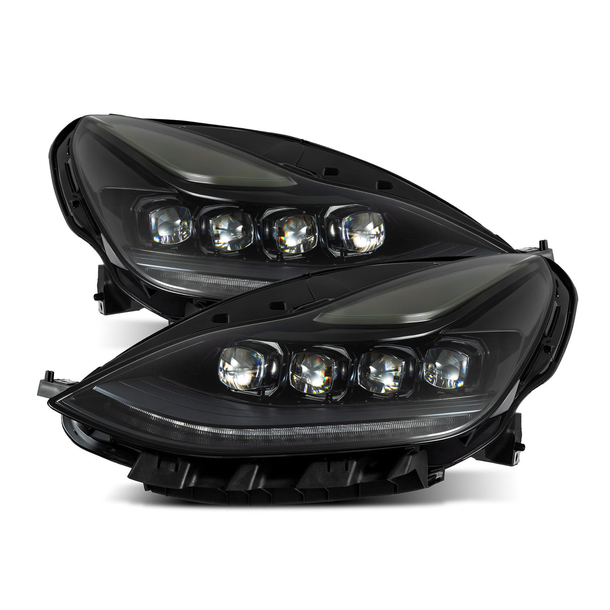 Alpharex - 17-23 Tesla Model 3 / 20-24 Model Y NOVA-Series LED Projector Headlights Alpha-Black