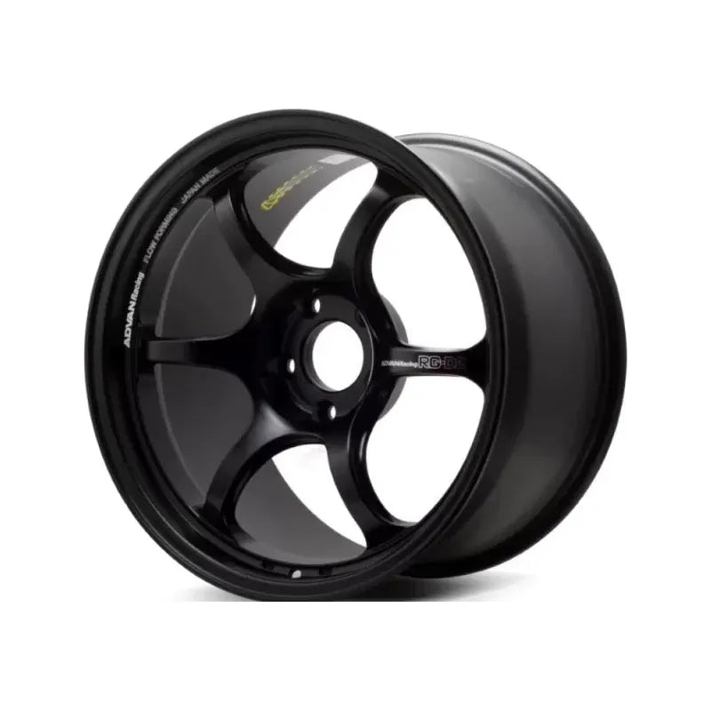 Advan RG-D2 18x9.5 +35 5-120 Semi Gloss Black Wheel
