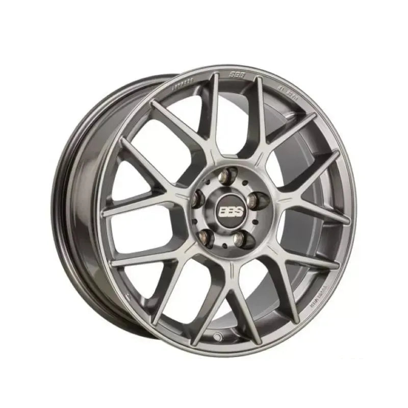 BBS XR 18x8 5x112 37mm Offset 82mm Bore PFS/Clip Req Gloss Platinum Wheel