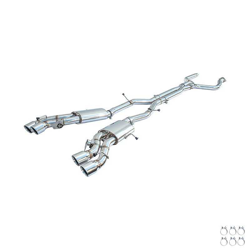 2016-2019 Cadillac CTS-V Muffler Resonated Cat Back Exhaust