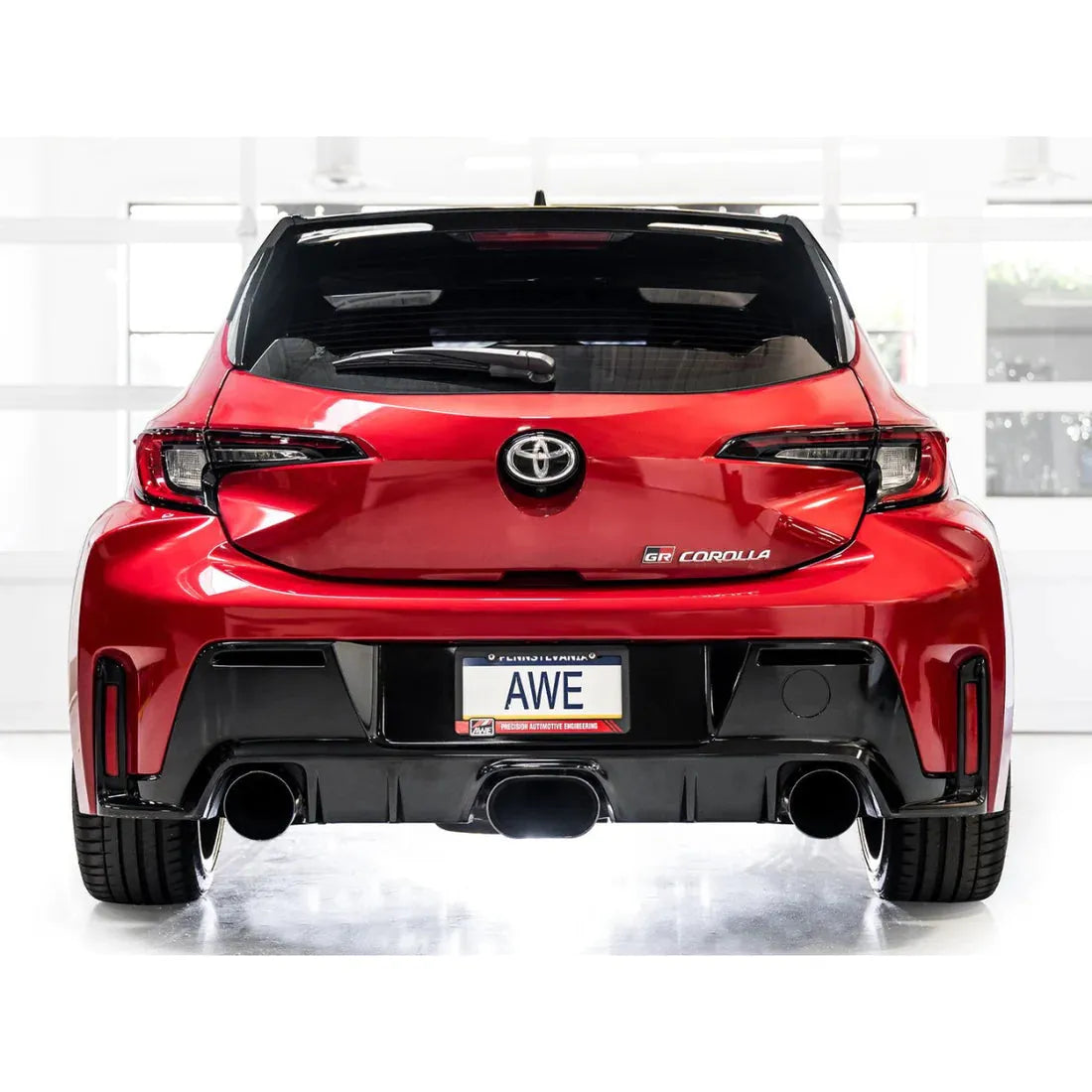 AWE Tuning 2023+ Toyota GR Corolla Touring Edition Exhaust - Diamond Black Tips