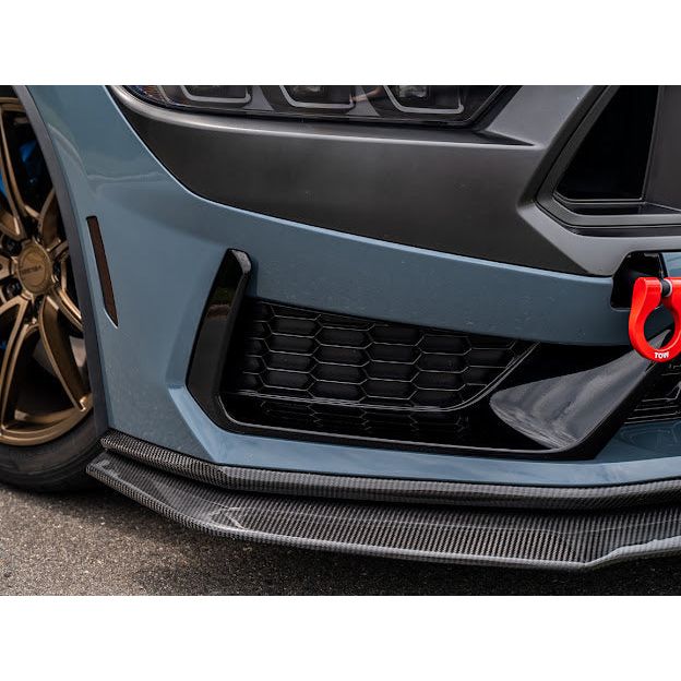 2024+ Ford Mustang Dark Horse Factory Carbon Fiber Front Bumper Lip Splitter