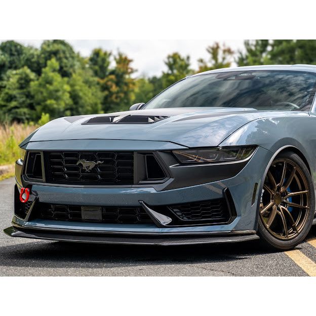 2024+ Ford Mustang Dark Horse Factory Carbon Fiber Front Bumper Lip Splitter