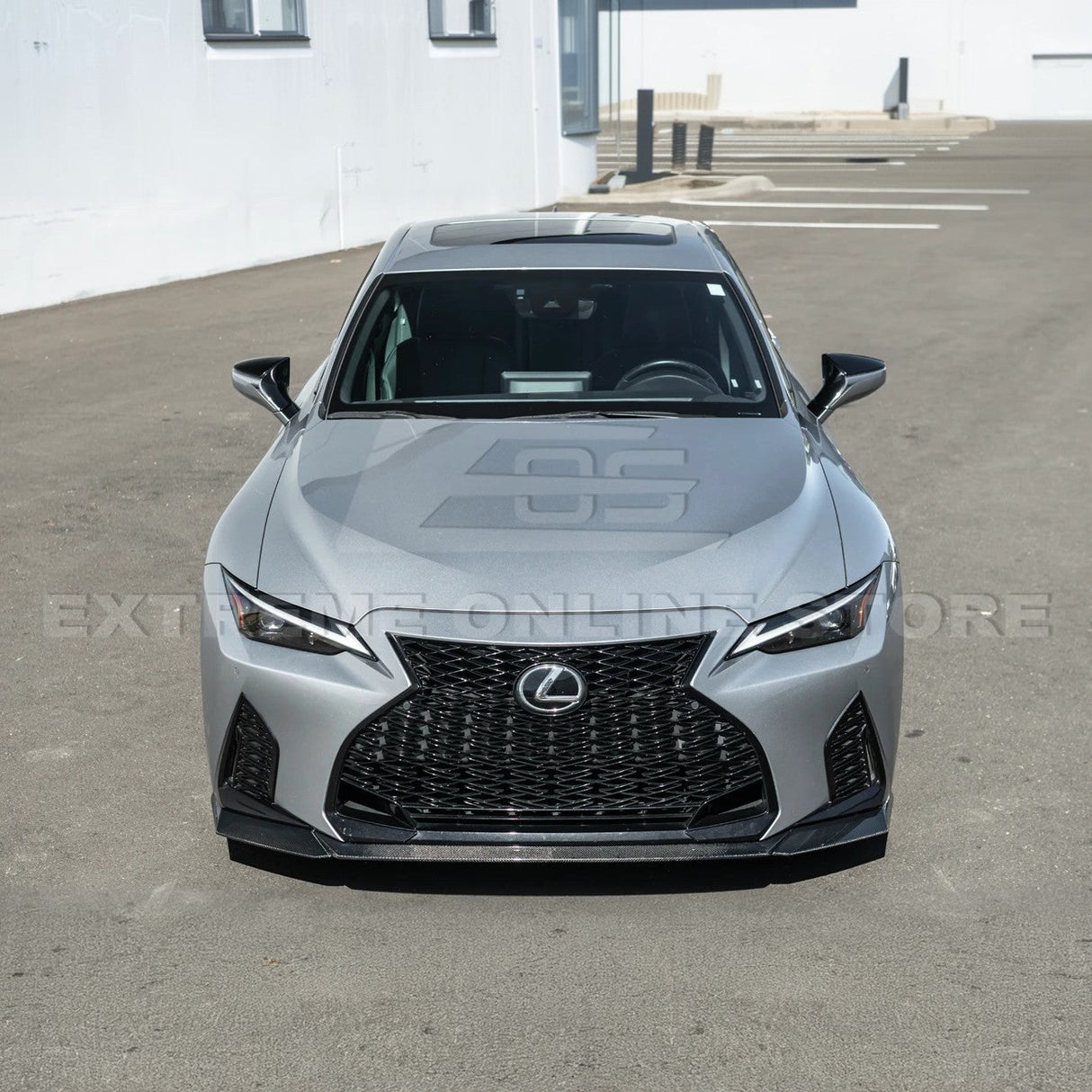 2021+ Lexus IS - Carbon Fiber Novel Style Front Lip Splitter & Side Skirts