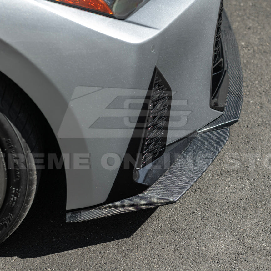 2021+ Lexus IS - Carbon Fiber Novel Style Front Lip Splitter & Side Skirts