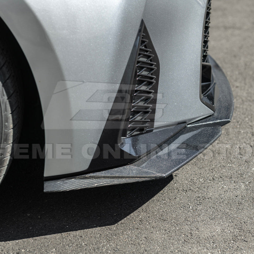 2021+ Lexus IS - Carbon Fiber Novel Style Front Lip Splitter & Side Skirts