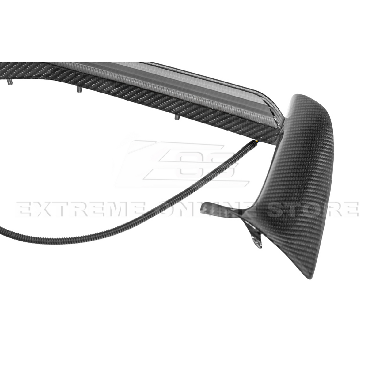 2020+ Corvette C8 Carbon Fiber Sequential LED DRL Light Bar Bezel Insert