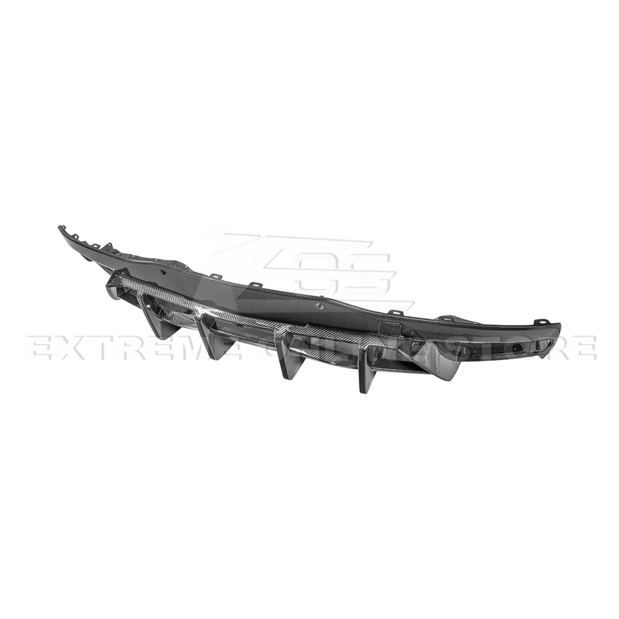 2020+ Corvette C8 And ERAY Rear Bumper Diffuser Quad Exit - Carbon Fiber