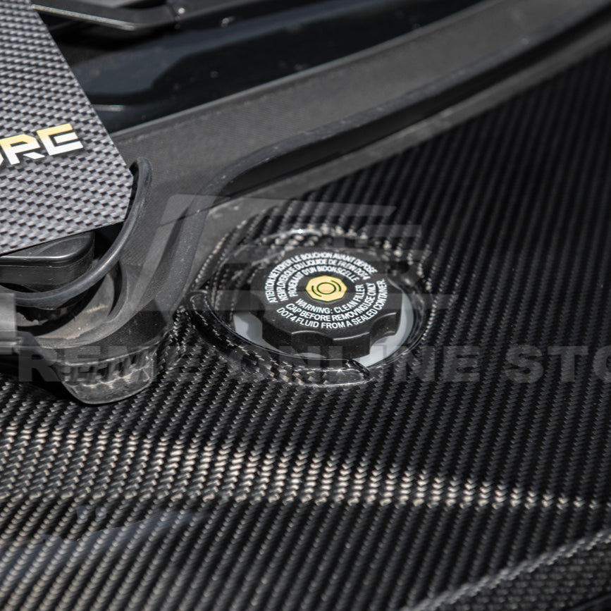 Corvette C8 DRY CARBON FIBER Front Trunk Trim Cover Kit