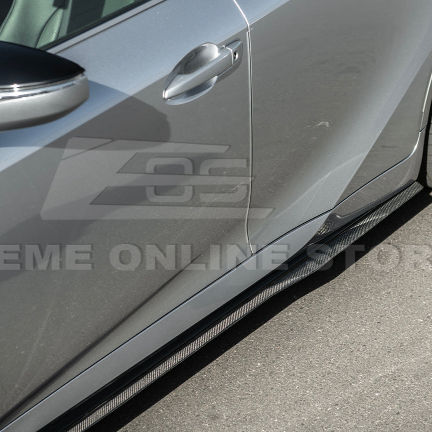 2021+ Lexus IS - Carbon Fiber Novel Style Front Lip Splitter & Side Skirts