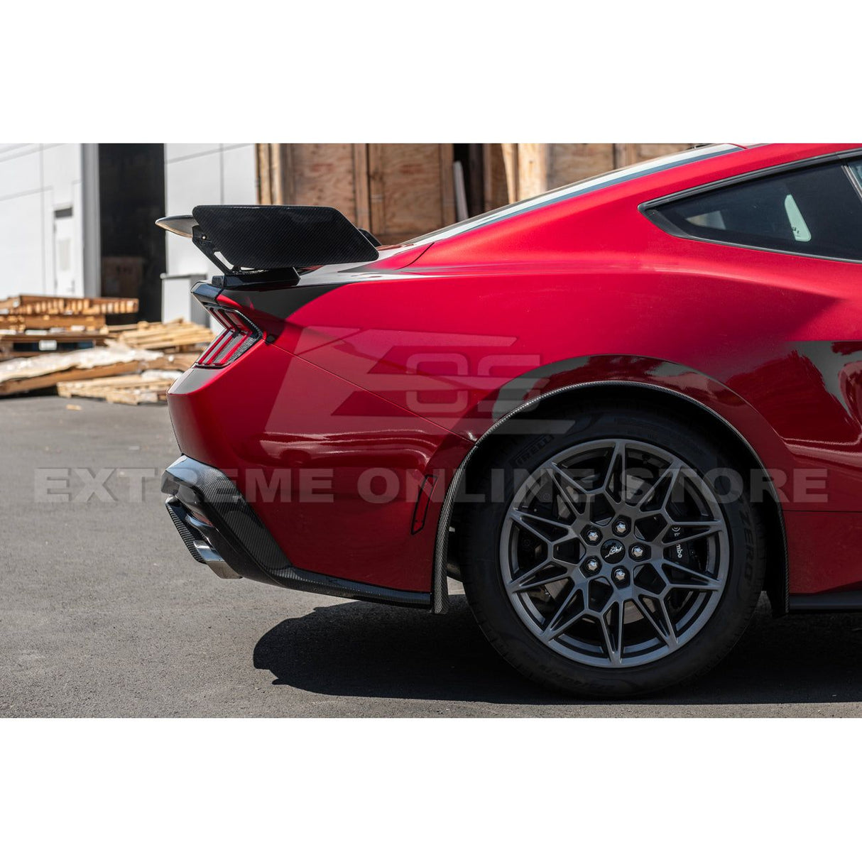 2024+ Ford Mustang - GT500 Rear High Wing Spoiler